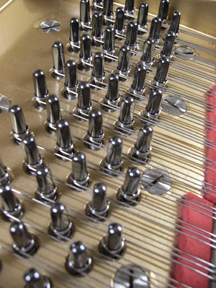 Piano chrome pins
